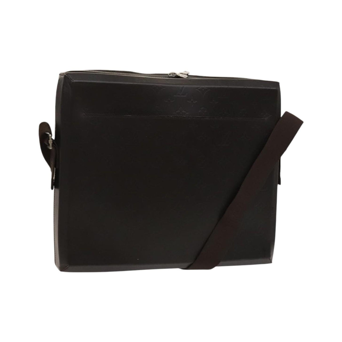 Louis Vuitton Steve Messenger Monogram Glace Leather, Brown, Leather, Handbag