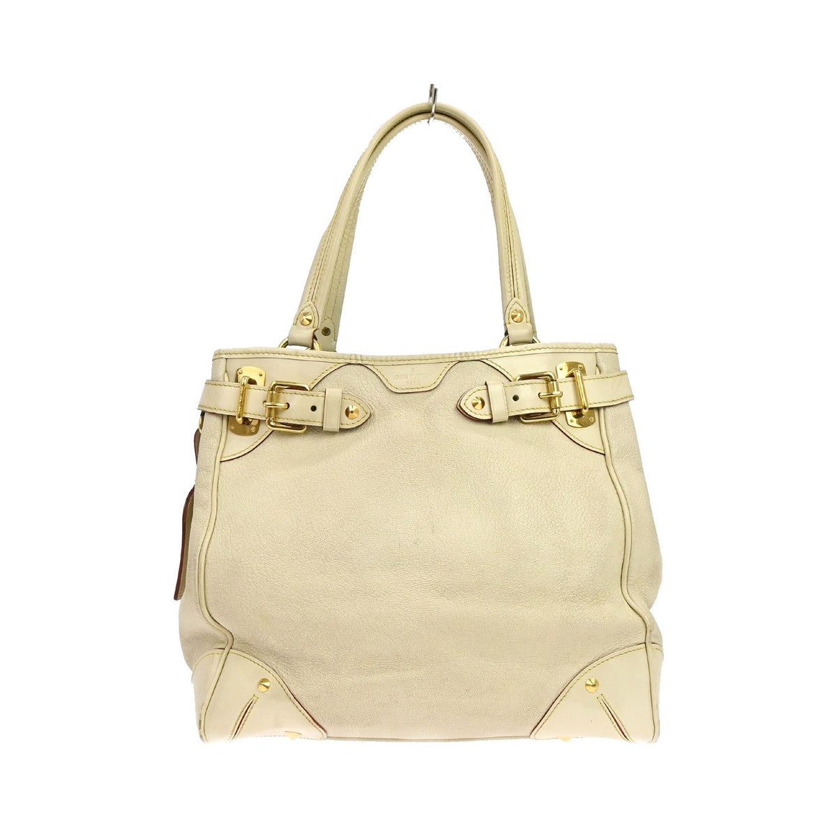 Louis Vuitton Suhali Le Majestueux Leather, White, Leather, Handbag