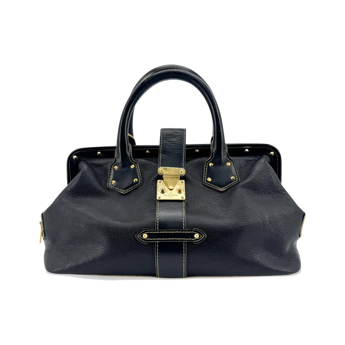 Louis Vuitton Suhali L'Ingenieux Leather, Black, Leather, Handbag