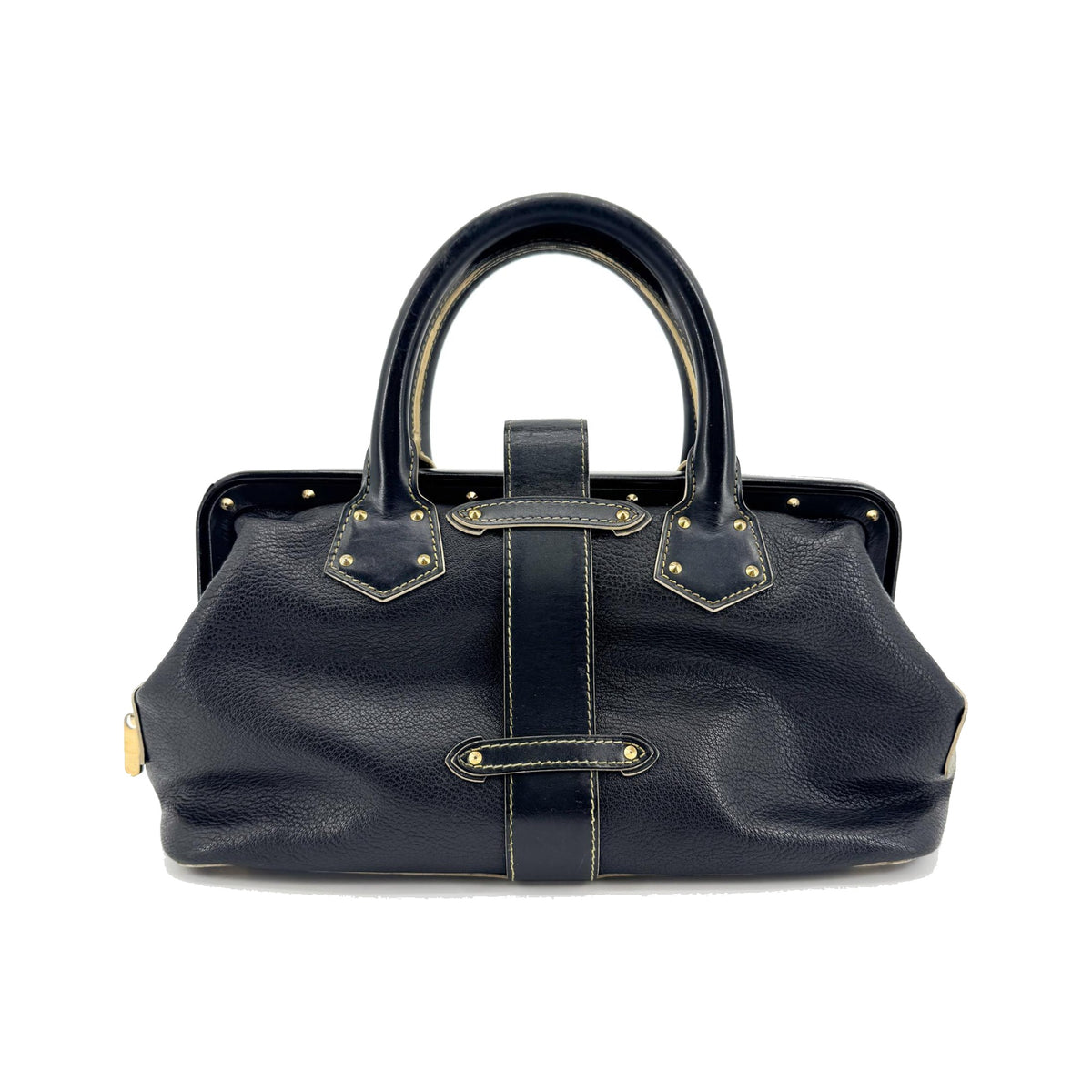 Louis Vuitton Suhali L'Ingenieux Leather, Black, Leather, Handbag
