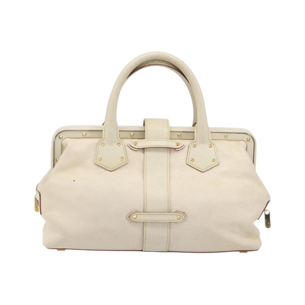Louis Vuitton Suhali L'Ingenieux Leather, White, Leather, Handbag