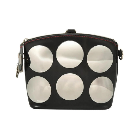 Louis Vuitton Suhari Lockit Leather, Black, Leather, Handbag