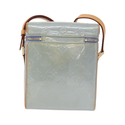 Louis Vuitton Sullivan Monogram Vernis, Blue, Patent Leather, Shoulder Bag