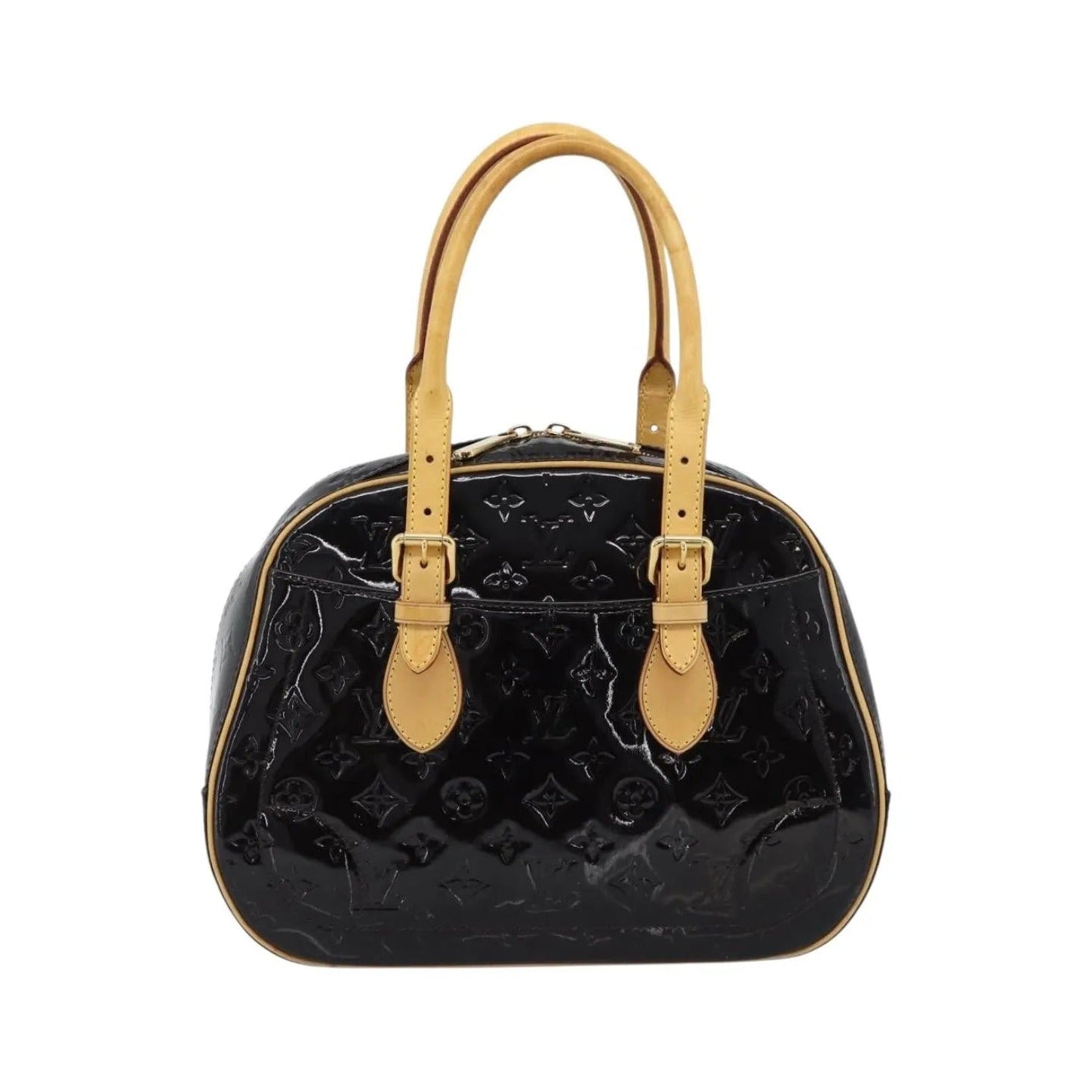 Louis Vuitton Summit Drive Monogram Vernis, Black, Patent Leather, Handbag