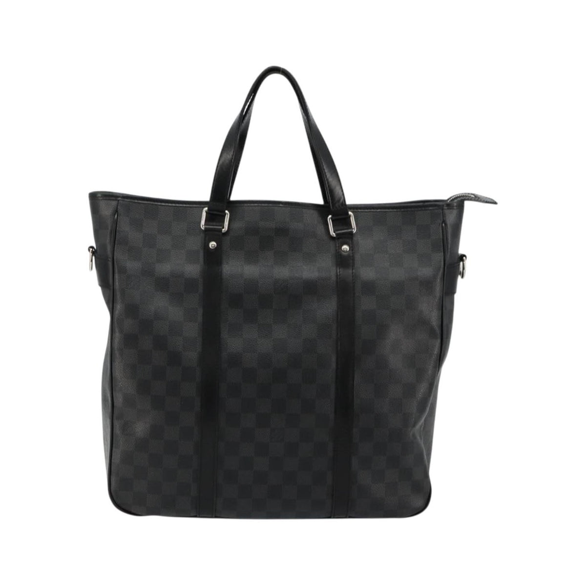 Louis Vuitton Tadao Damier Graphite, Gray, Canvas, Tote Bag