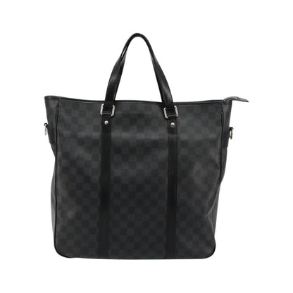 Louis Vuitton Tadao Damier Graphite, Gray, Canvas, Tote Bag