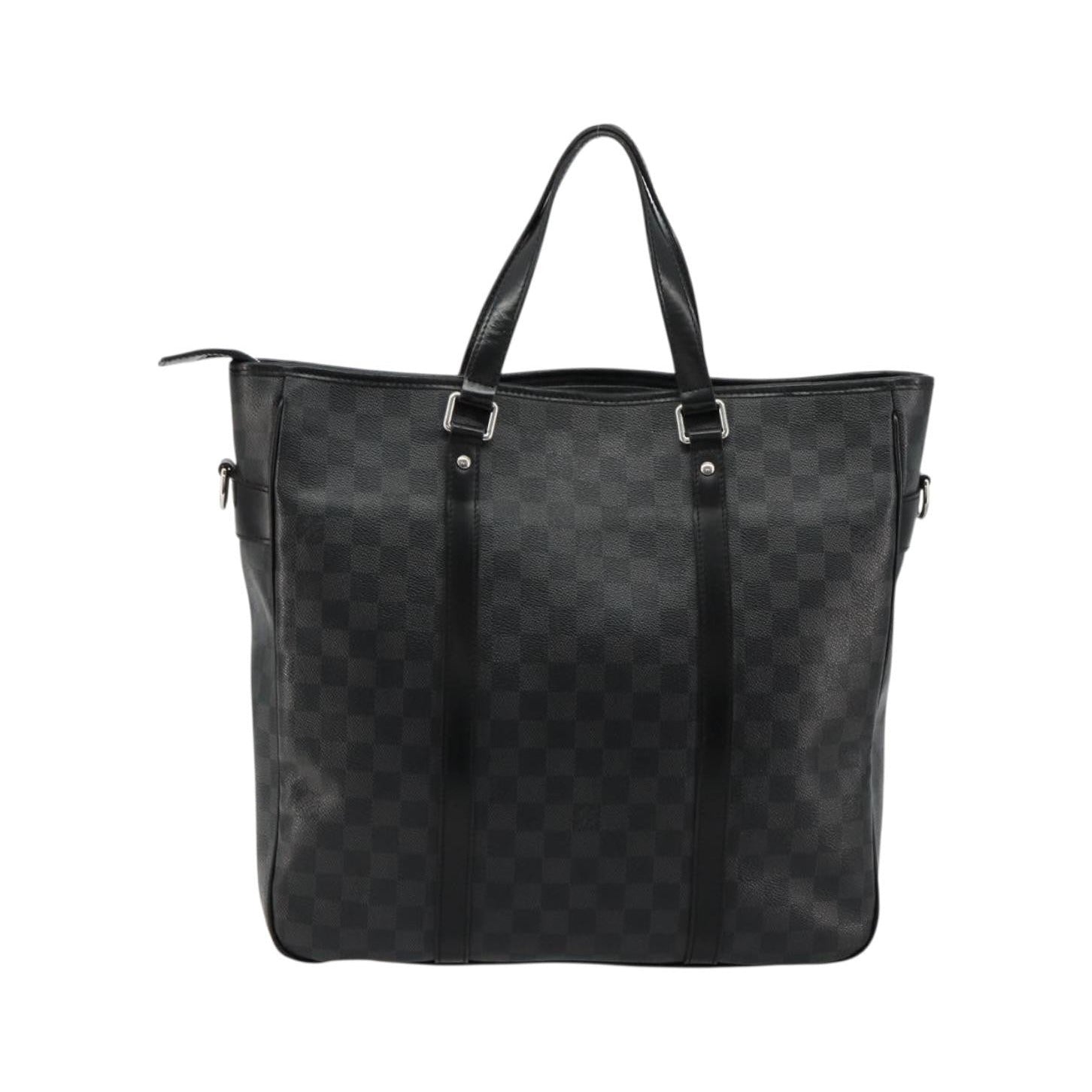 Louis Vuitton Tadao Damier Graphite, Gray, Canvas, Tote Bag
