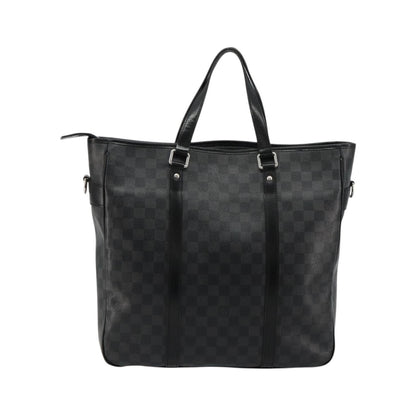 Louis Vuitton Tadao Damier Graphite, Gray, Canvas, Tote Bag