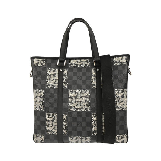 Louis Vuitton Tadao Limited Edition Nemeth Damier Graphite, Gray, Canvas, Tote Bag
