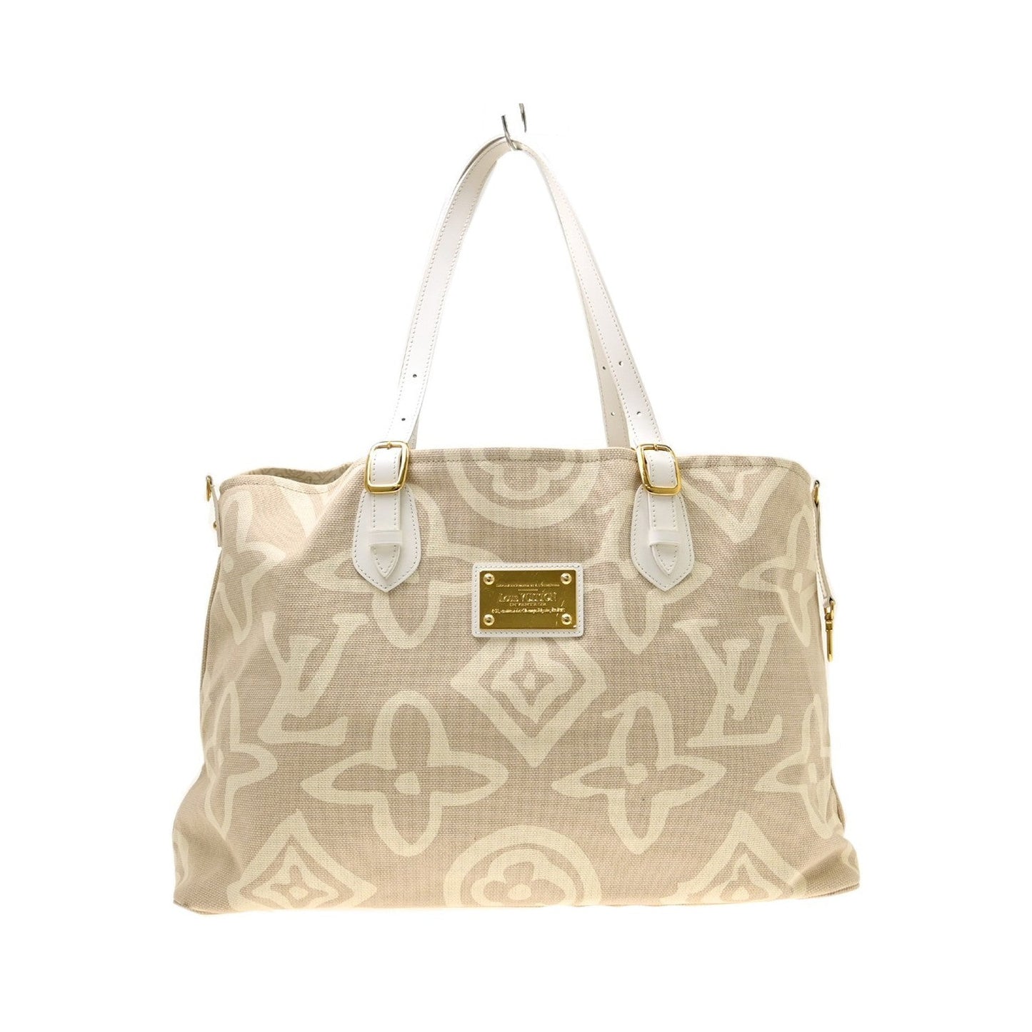 Louis Vuitton Tahitienne Cabas Canvas, Beige, Canvas, Tote Bag