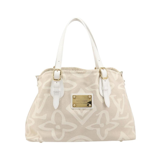 Louis Vuitton Tahitienne Cabas Canvas, Beige, Canvas, Tote Bag