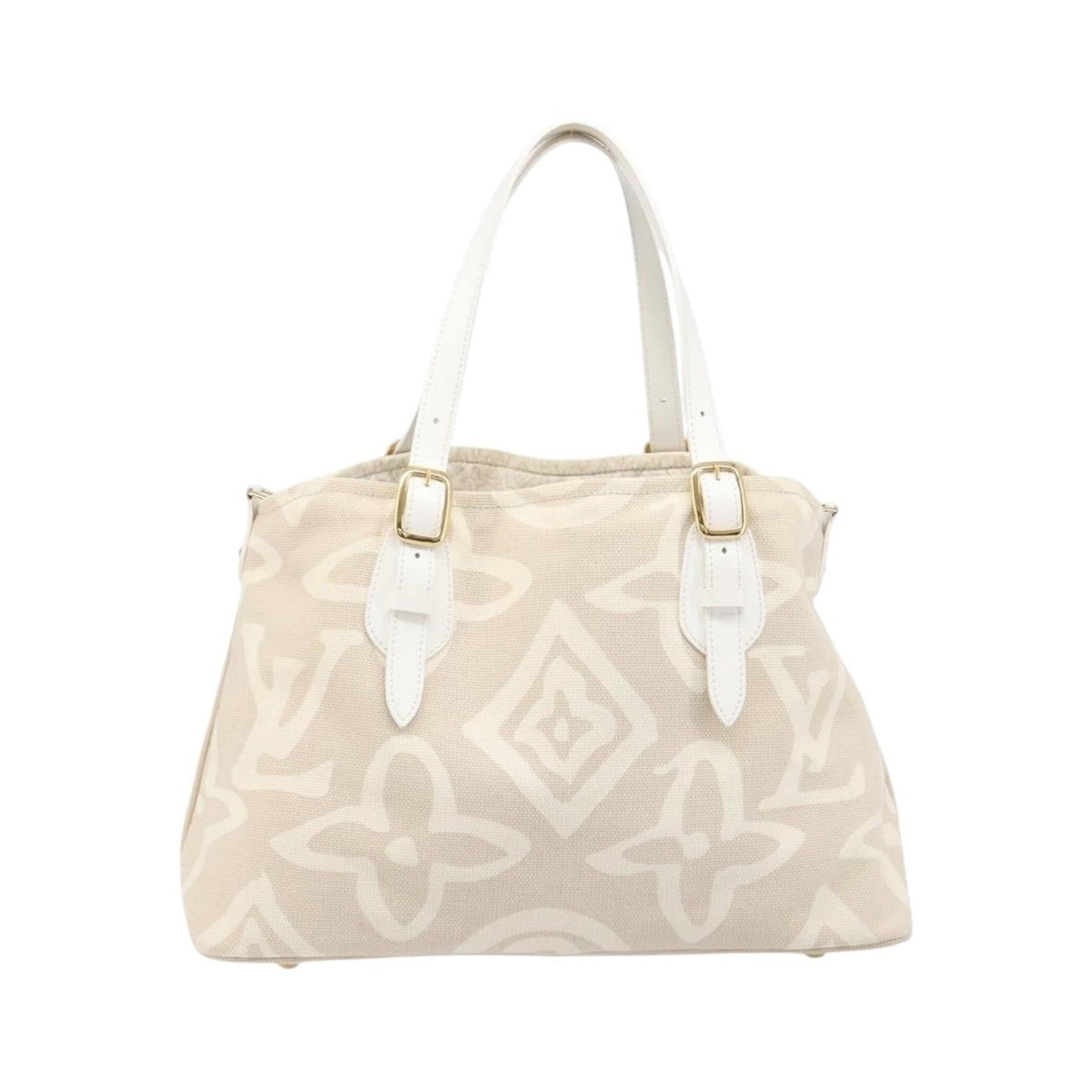 Louis Vuitton Tahitienne Cabas Canvas, Beige, Canvas, Tote Bag