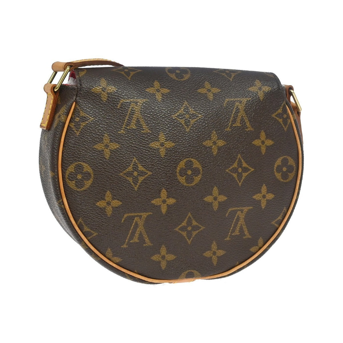 Louis Vuitton Tambourine Monogram Canvas, Brown, Canvas, Shoulder Bag