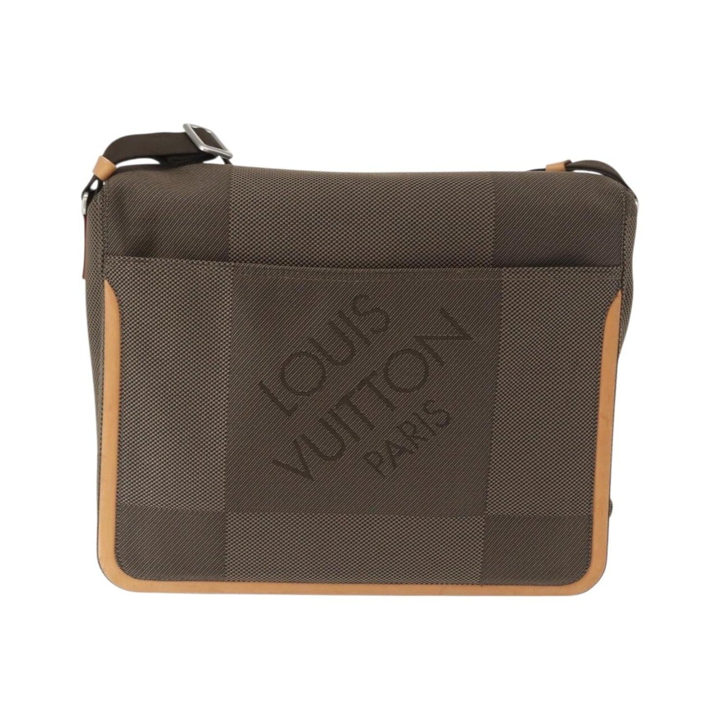 Louis Vuitton Terre Messenger Damier Geant Canvas, Brown, Canvas, Shoulder Bag