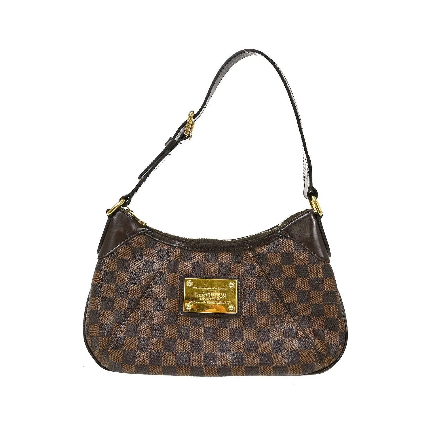 Louis Vuitton Thames Damier, Brown, Canvas, Shoulder Bag