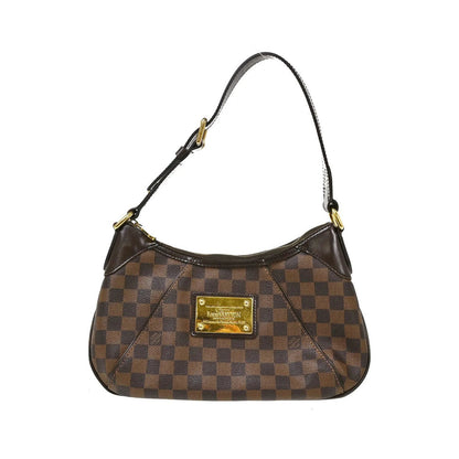 Louis Vuitton Thames Damier, Brown, Canvas, Shoulder Bag