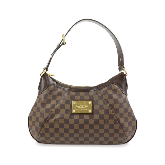 Louis Vuitton Thames Damier, Brown, Canvas, Handbag