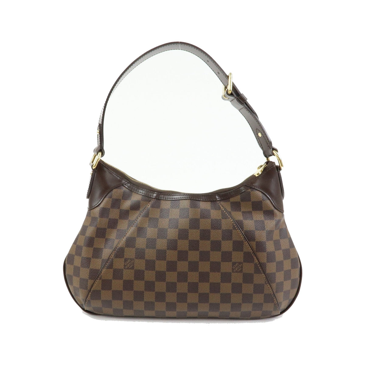 Louis Vuitton Thames Damier, Brown, Canvas, Handbag