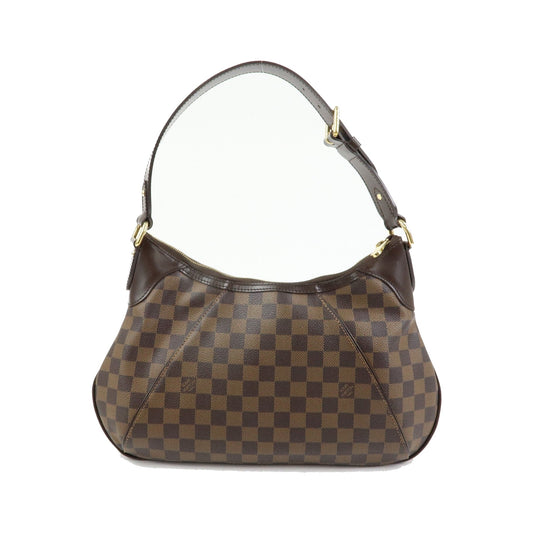 Louis Vuitton Thames Damier, Brown, Canvas, Handbag