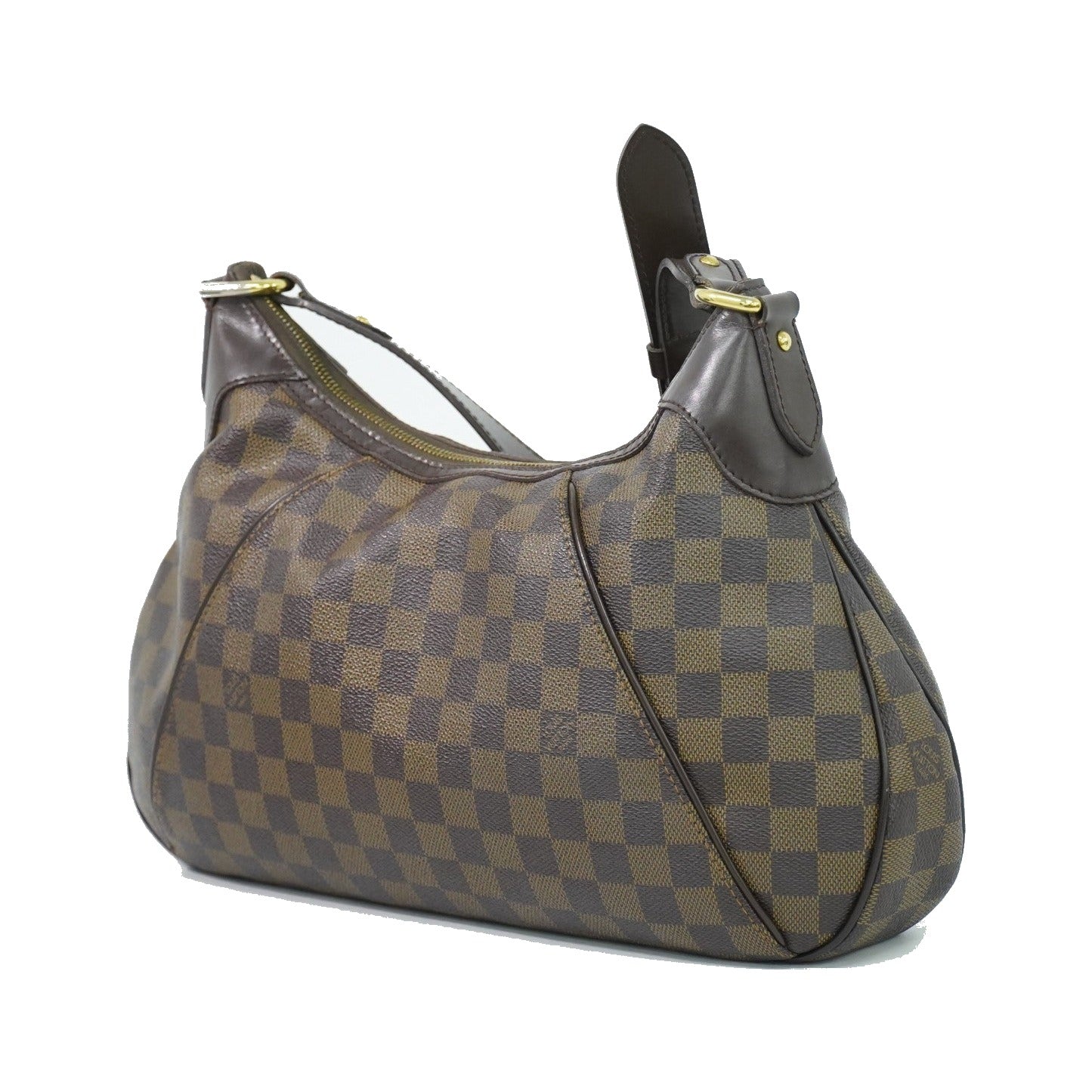 Louis Vuitton Thames Damier Ebene, Brown, Canvas, Shoulder Bag