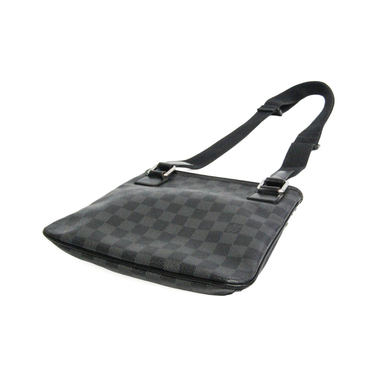 Louis Vuitton Thomas Damier Graphite, Black, Canvas, Shoulder Bag