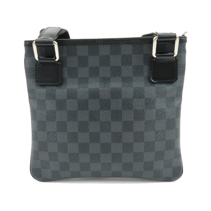 Louis Vuitton Thomas Damier Graphite, Black, Canvas, Handbag