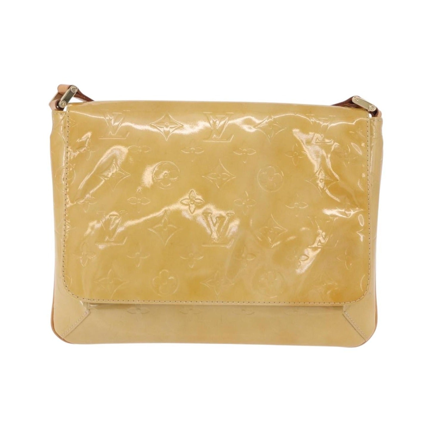 Louis Vuitton Thompson Street Monogram Vernis, Yellow, Patent Leather, Shoulder Bag