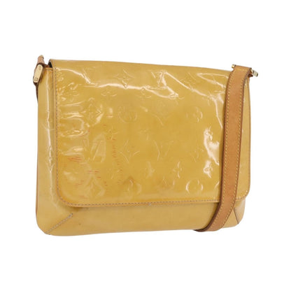 Louis Vuitton Thompson Street Monogram Vernis, Beige, Patent Leather, Shoulder Bag