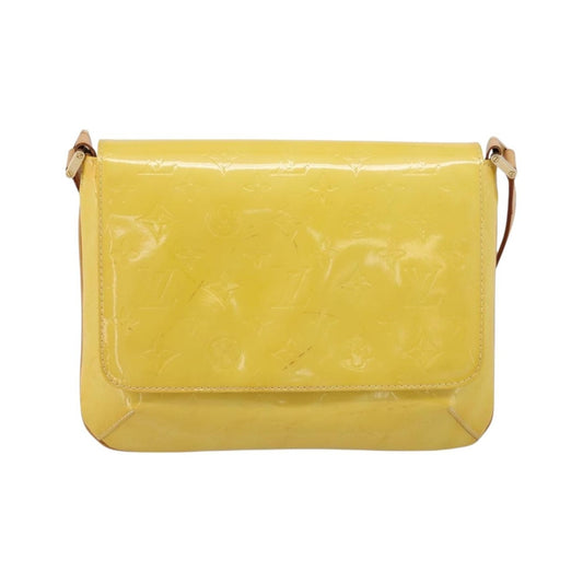 Louis Vuitton Thompson Street Monogram Vernis, Yellow, Patent Leather, Shoulder Bag