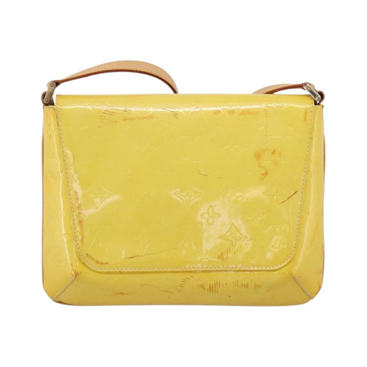 Louis Vuitton Thompson Street Monogram Vernis, Yellow, Patent Leather, Shoulder Bag