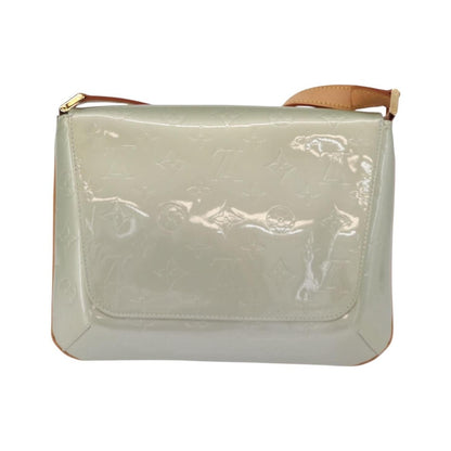 Louis Vuitton Thompson Street Monogram Vernis, Gray, Patent Leather, Shoulder Bag