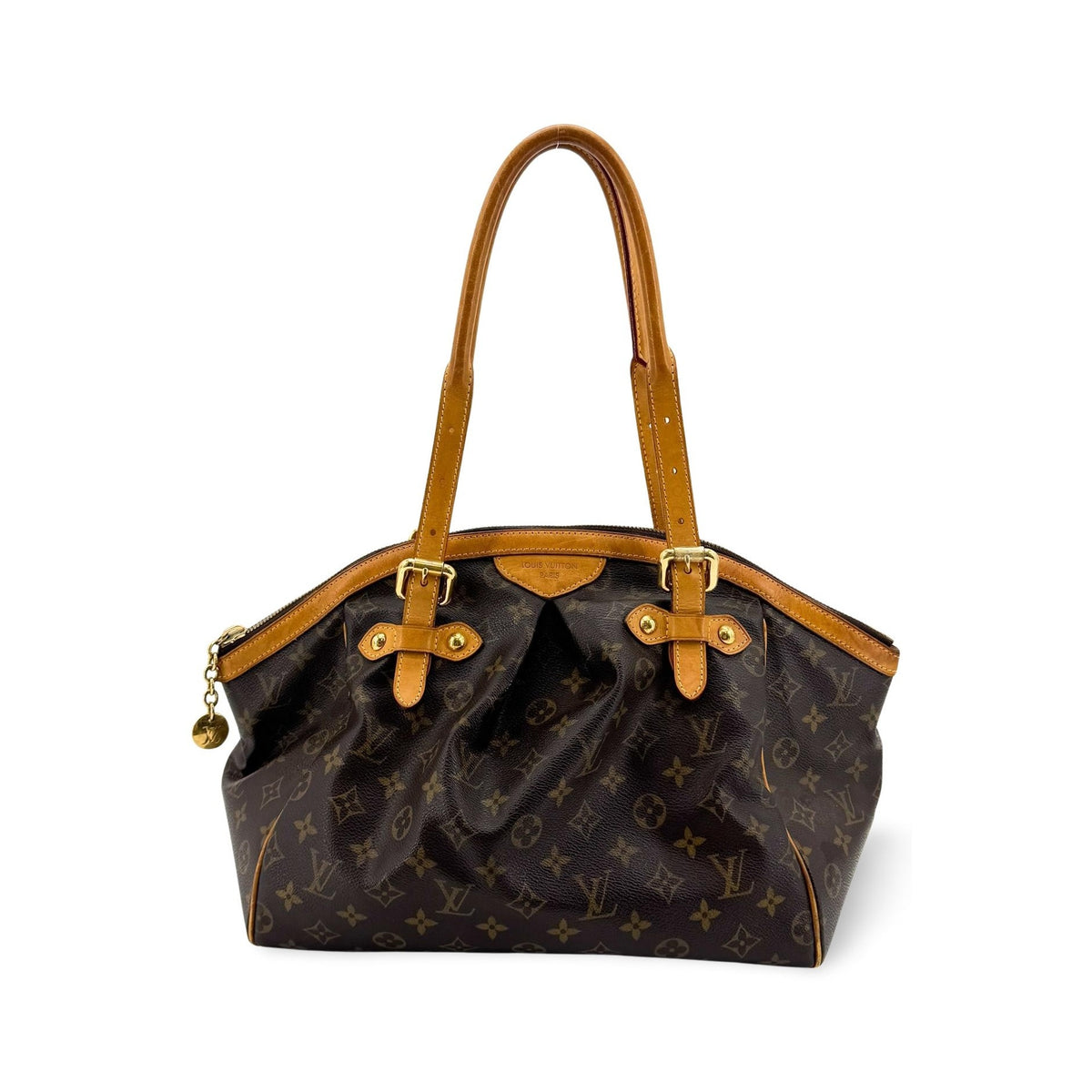 Louis Vuitton Tivoli Monogram Canvas, Brown, Canvas, Handbag