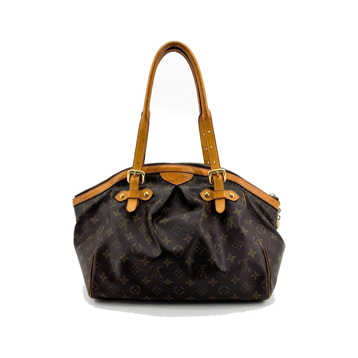 Louis Vuitton Tivoli Monogram Canvas, Brown, Canvas, Handbag