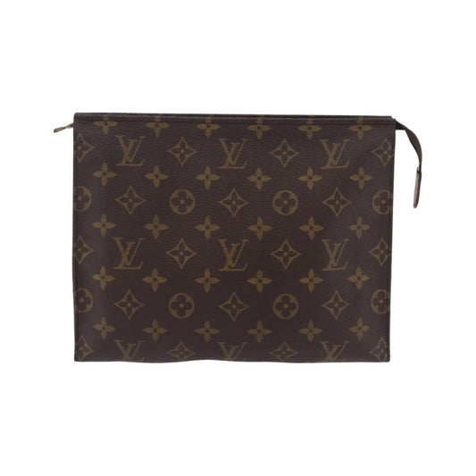 Louis Vuitton Toiletry Pouch Monogram Canvas, Brown, Canvas, Clutch