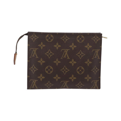 Louis Vuitton Toiletry Pouch Monogram Canvas, Brown, Canvas, Clutch