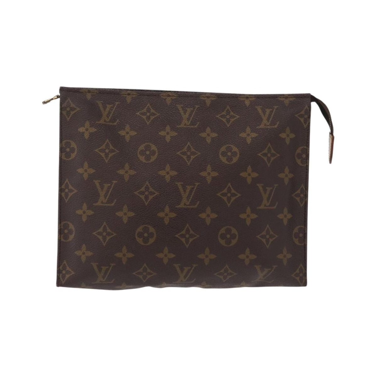 Louis Vuitton Toiletry Pouch Monogram Canvas, Brown, Canvas, Clutch