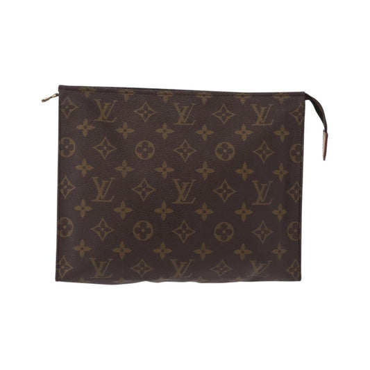 Louis Vuitton Toiletry Pouch Monogram Canvas, Brown, Canvas, Clutch