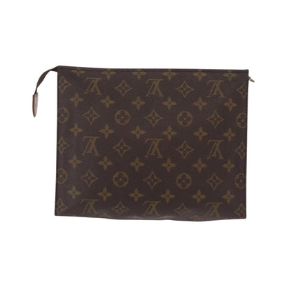 Louis Vuitton Toiletry Pouch Monogram Canvas, Brown, Canvas, Clutch