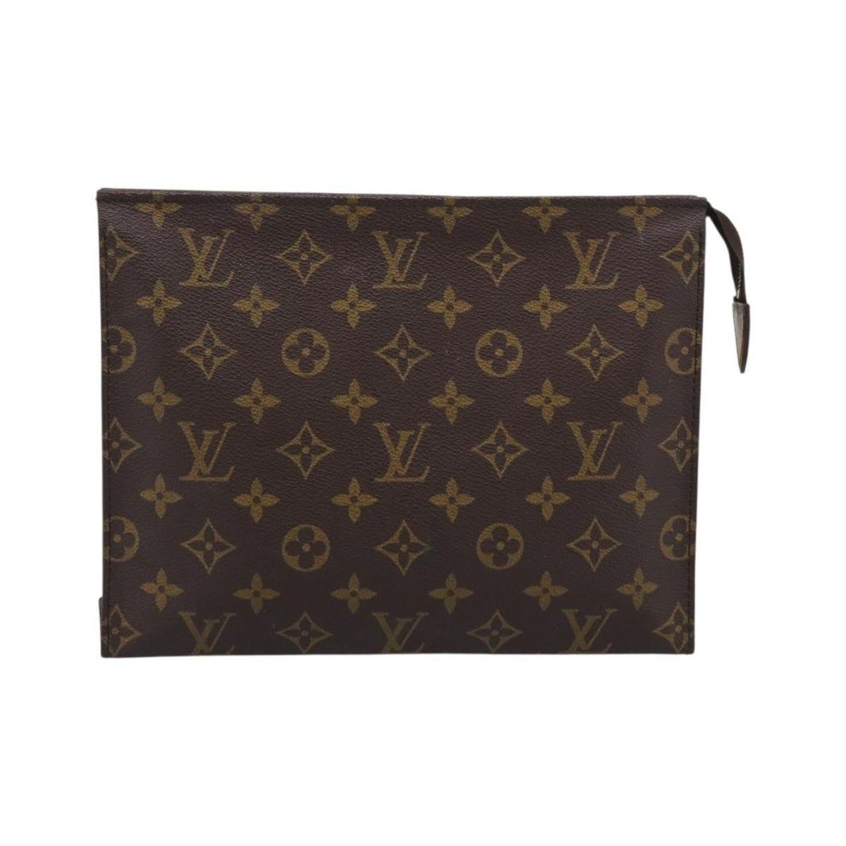 Louis Vuitton Toiletry Pouch Monogram Canvas, Brown, Canvas, Clutch