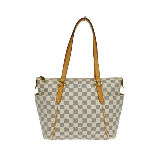 Louis Vuitton Totally Damier, White, Canvas, Tote Bag