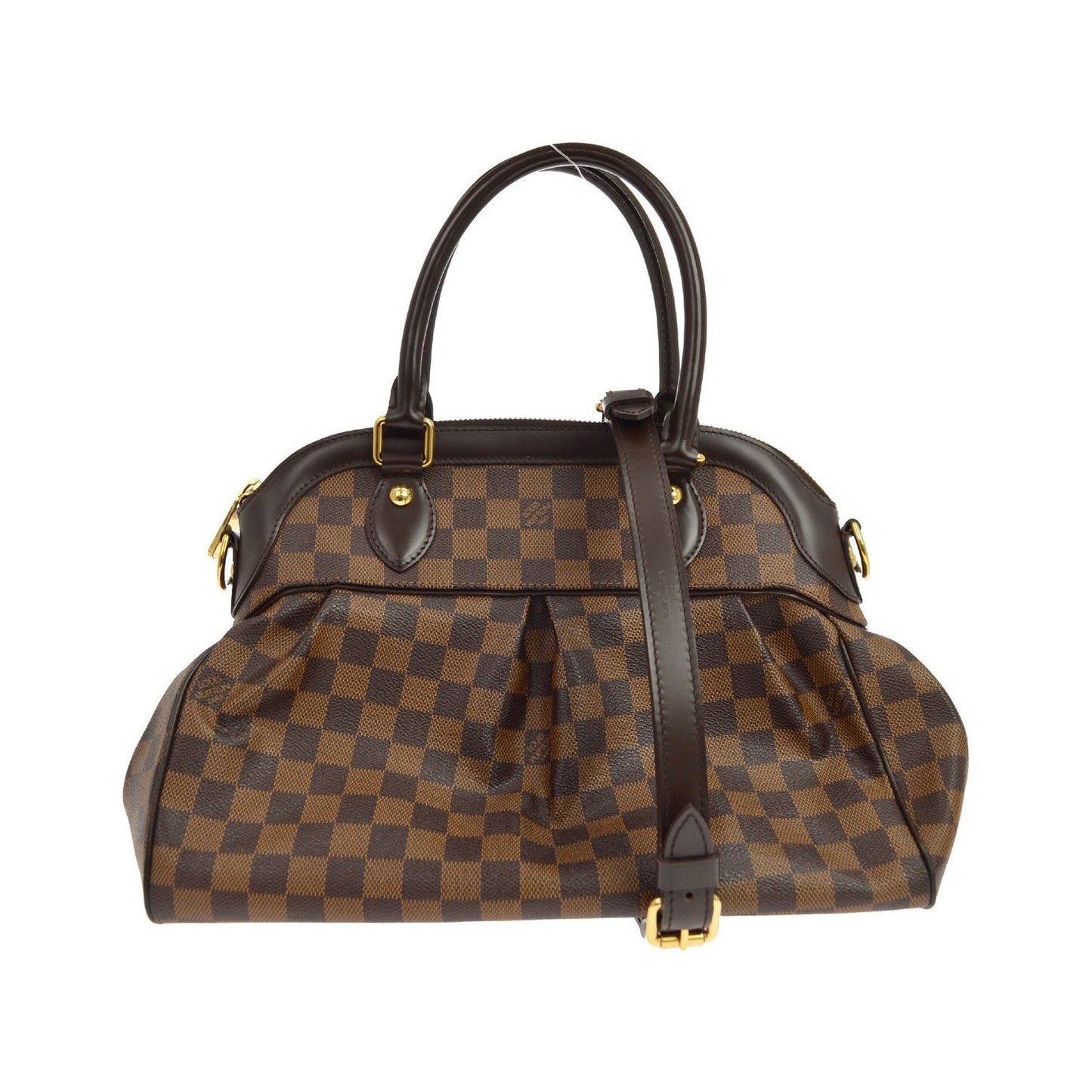 Louis Vuitton Trevi Damier, Brown, Canvas, Handbag