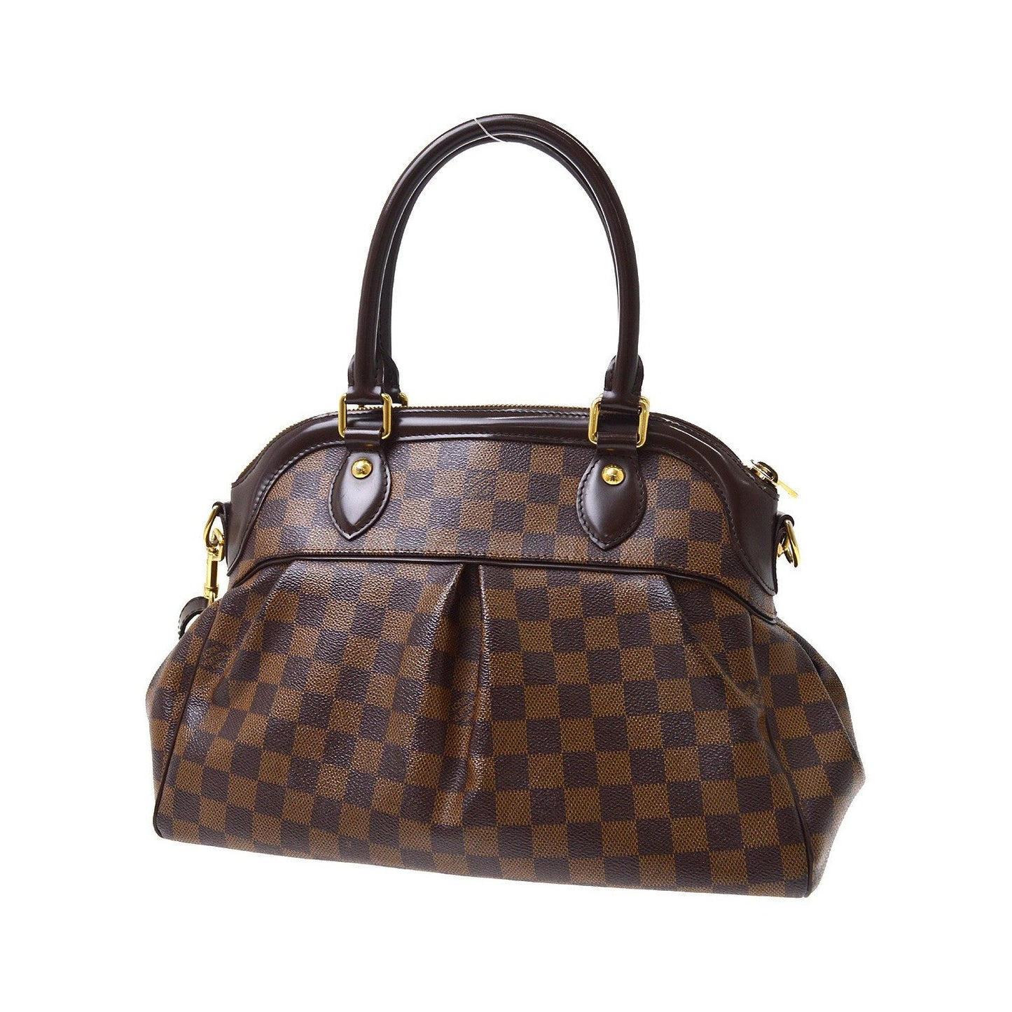 Louis Vuitton Trevi Damier, Brown, Canvas, Handbag