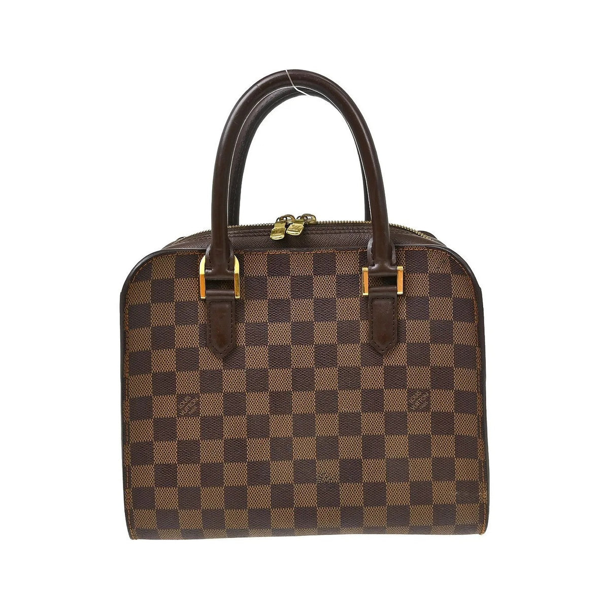 Louis Vuitton Triana Damier, Brown, Canvas, Handbag