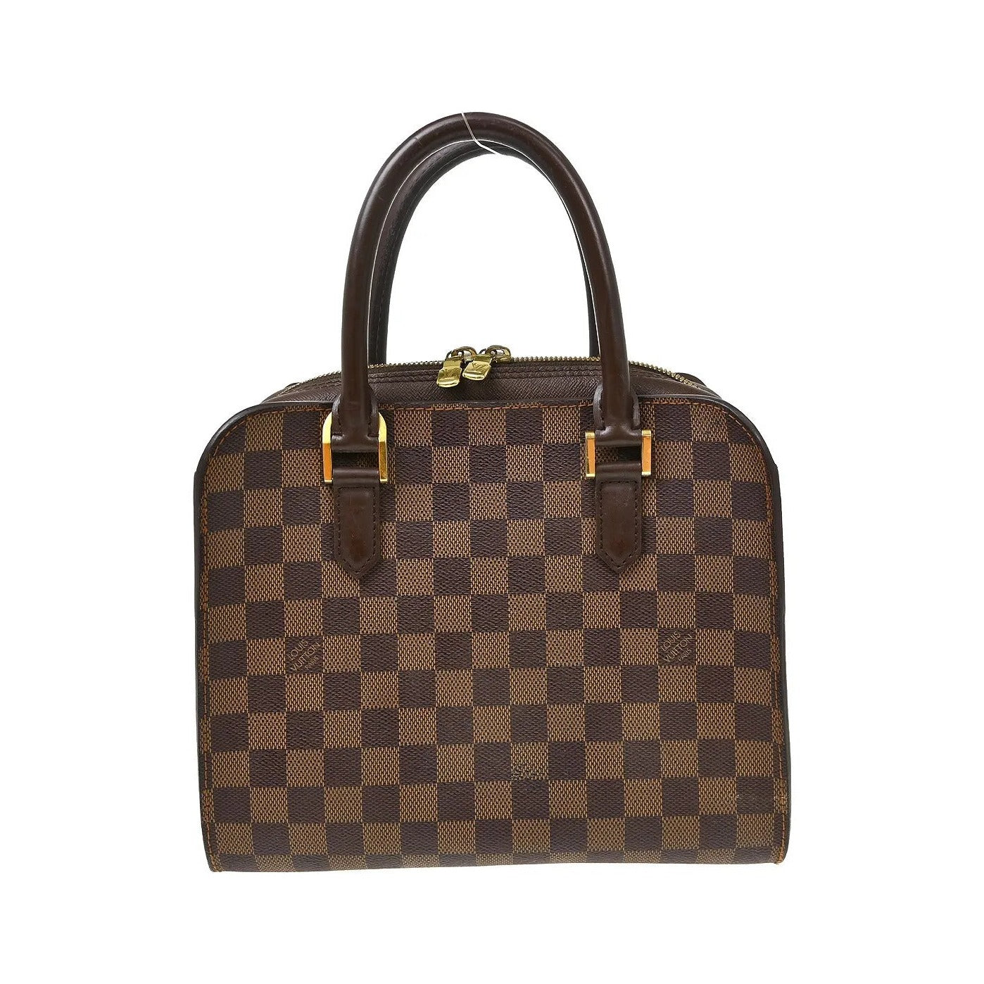 Louis Vuitton Triana Damier, Brown, Canvas, Handbag