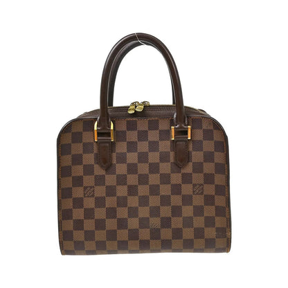 Louis Vuitton Triana Damier, Brown, Canvas, Handbag
