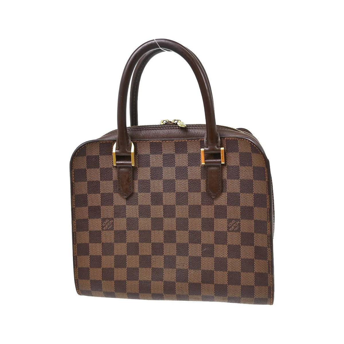 Louis Vuitton Triana Damier, Brown, Canvas, Handbag