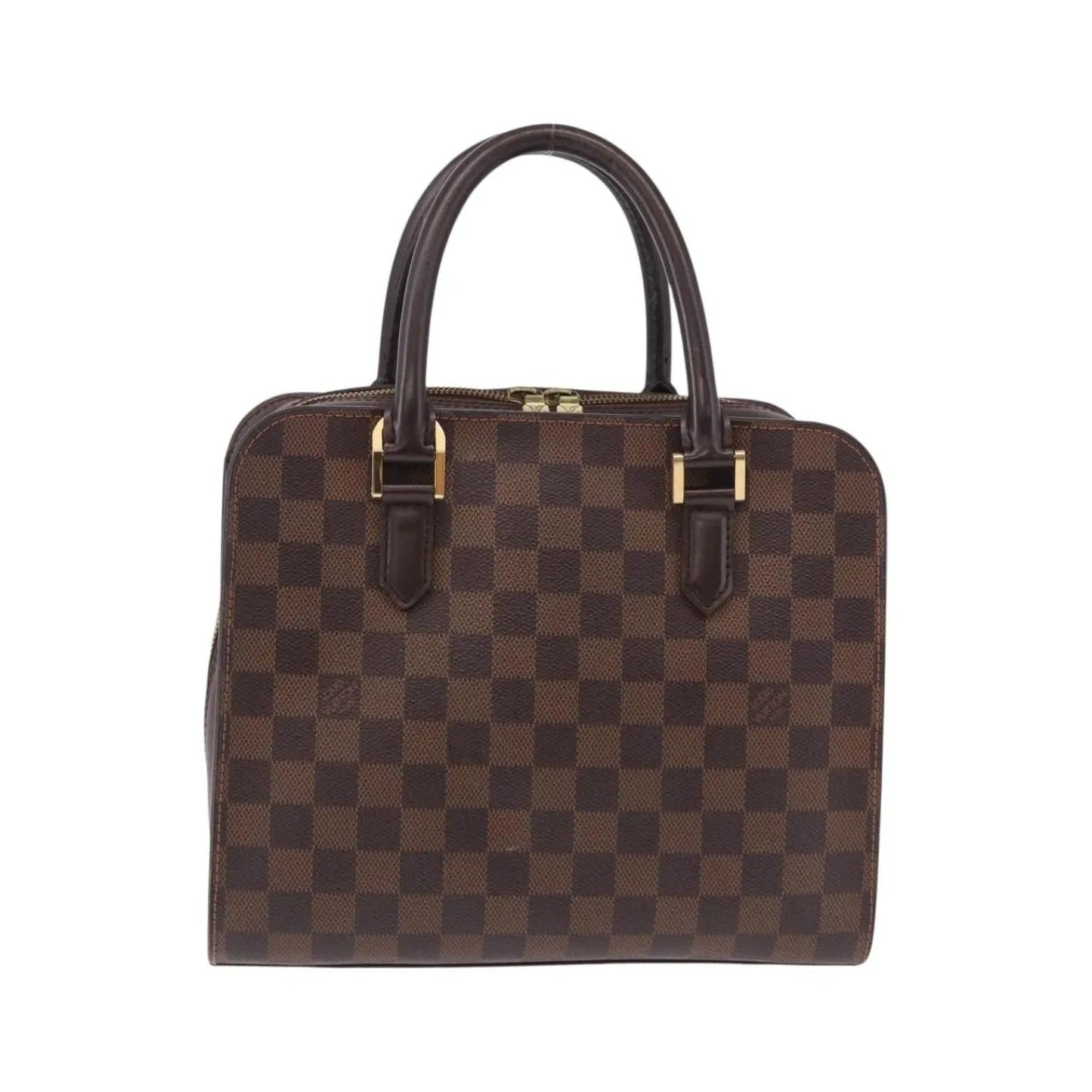 Louis Vuitton Triana Damier, Brown, Canvas, Handbag