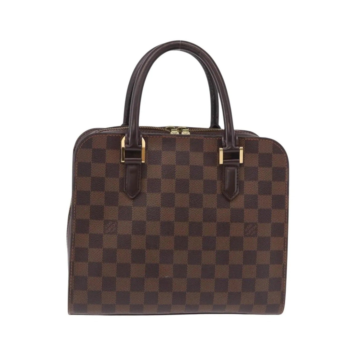 Louis Vuitton Triana Damier, Brown, Canvas, Handbag