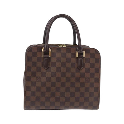 Louis Vuitton Triana Damier, Brown, Canvas, Handbag
