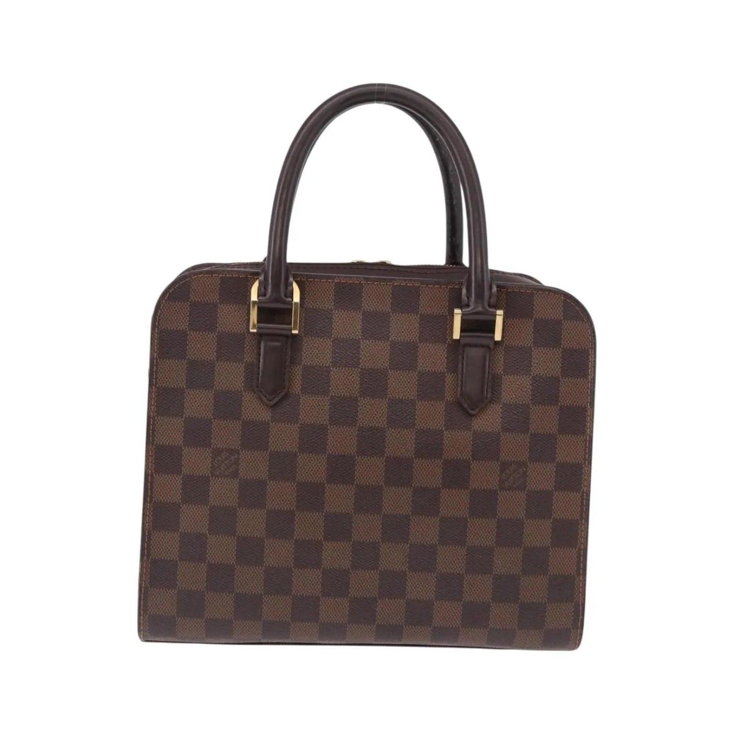 Louis Vuitton Triana Damier, Brown, Canvas, Handbag